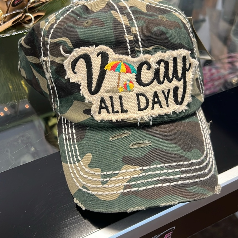 Kbethos NWT Camo Vcay ALL Day Hat